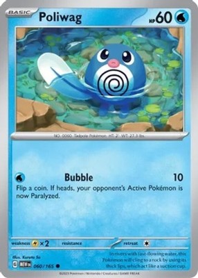 Poliwag - 060/165 - Common - Near Mint