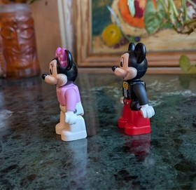 Lego Duplo Figures MINNIE in Pink Jumper & MICKEY MOUSE in Tux DISNEY JUNIOR
