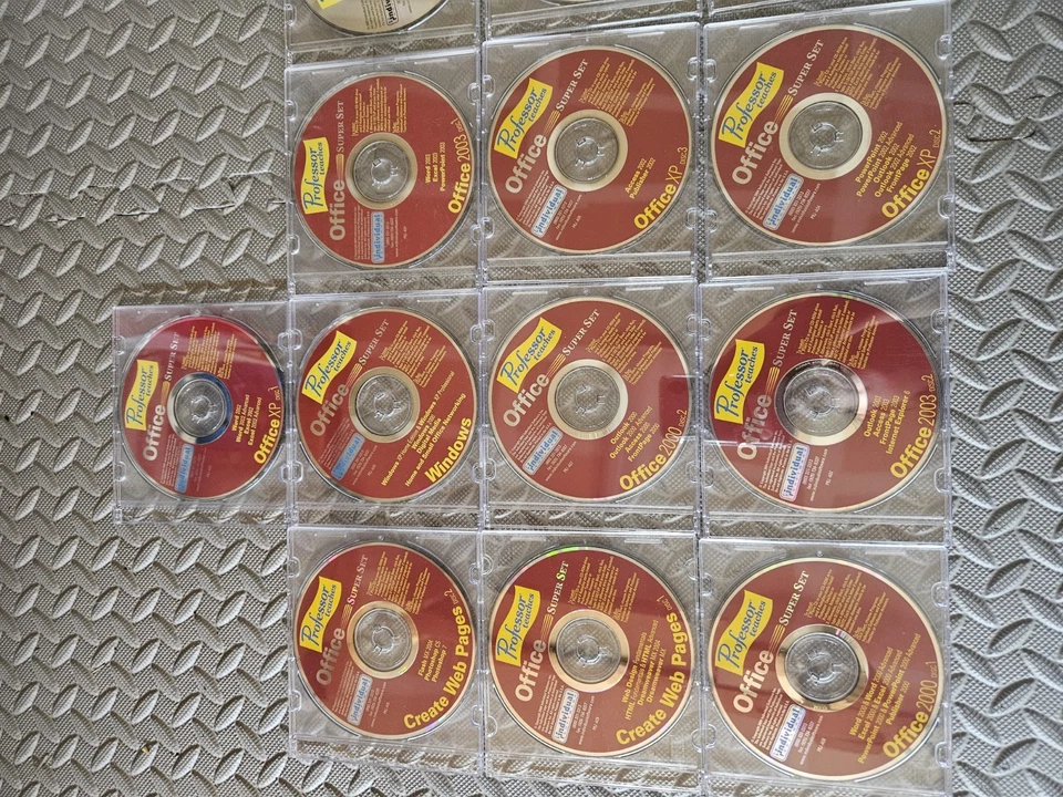 Professor Teaches Office 2000- 2002-2003 set. 16 cds - Image 2 of 4
