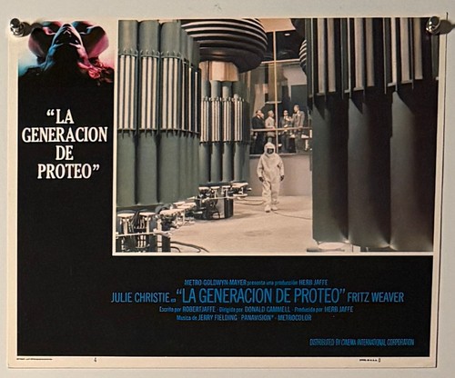 La Generacion De Proteo Lobby Card Julie Christie Fritz Weaver Spanish
