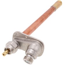 PRIER C-534T08 Hydrant ścienny 3/4" x 1/2" Mosiężne połączenie antysyfonowe FIP / MIP