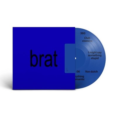 Charli XCX BRAT Blue Vinyl LP 12'' Limited Edition Picture Disc Sealed