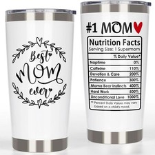  1 Mom Gifts Tumbler, Gifts for Moms from Daughter Son Husband - Best Mom Ever B