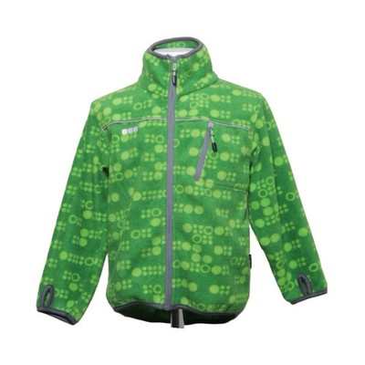 True North, Fleecejacke, Unisex (Kinder), Größe: 116, Grün/Mehrfarbig #0tc