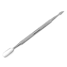 Cuticle Pusher Remover Knife Double Ended Manicure Stainless Steel (AT25065-1)
