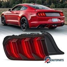 Driver-Side Tail Light for 2018-2023 Ford Mustang LED Sequential Turn Signals
