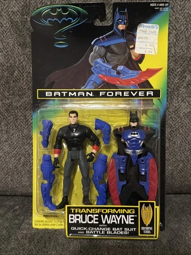 1995 Kenner Batman Forever Transforming Bruce Wayne Figure, NEW! Vintage