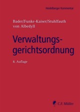 Bader, VwGO-Kommentar, 8. Auflage (vorletzte)