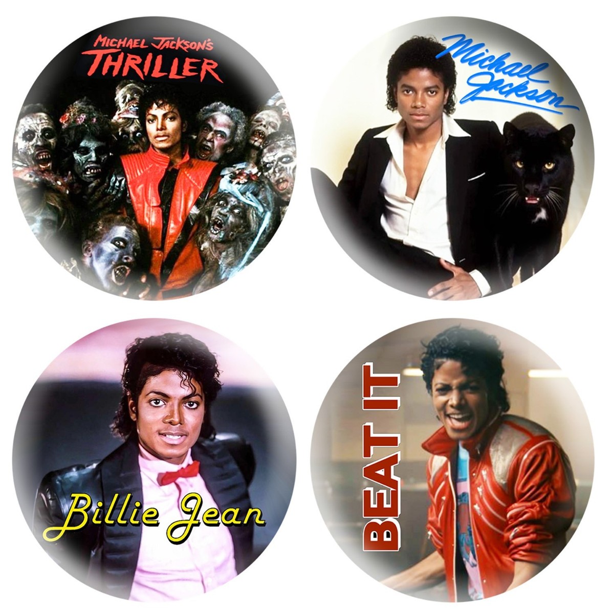 Michael Jackson 80s Pop King of Pop 2.25