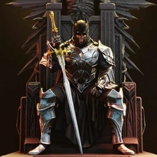 Batman Knight of Steel Statue 3D Stl File, 3D Model Design, 3D Digital Printing