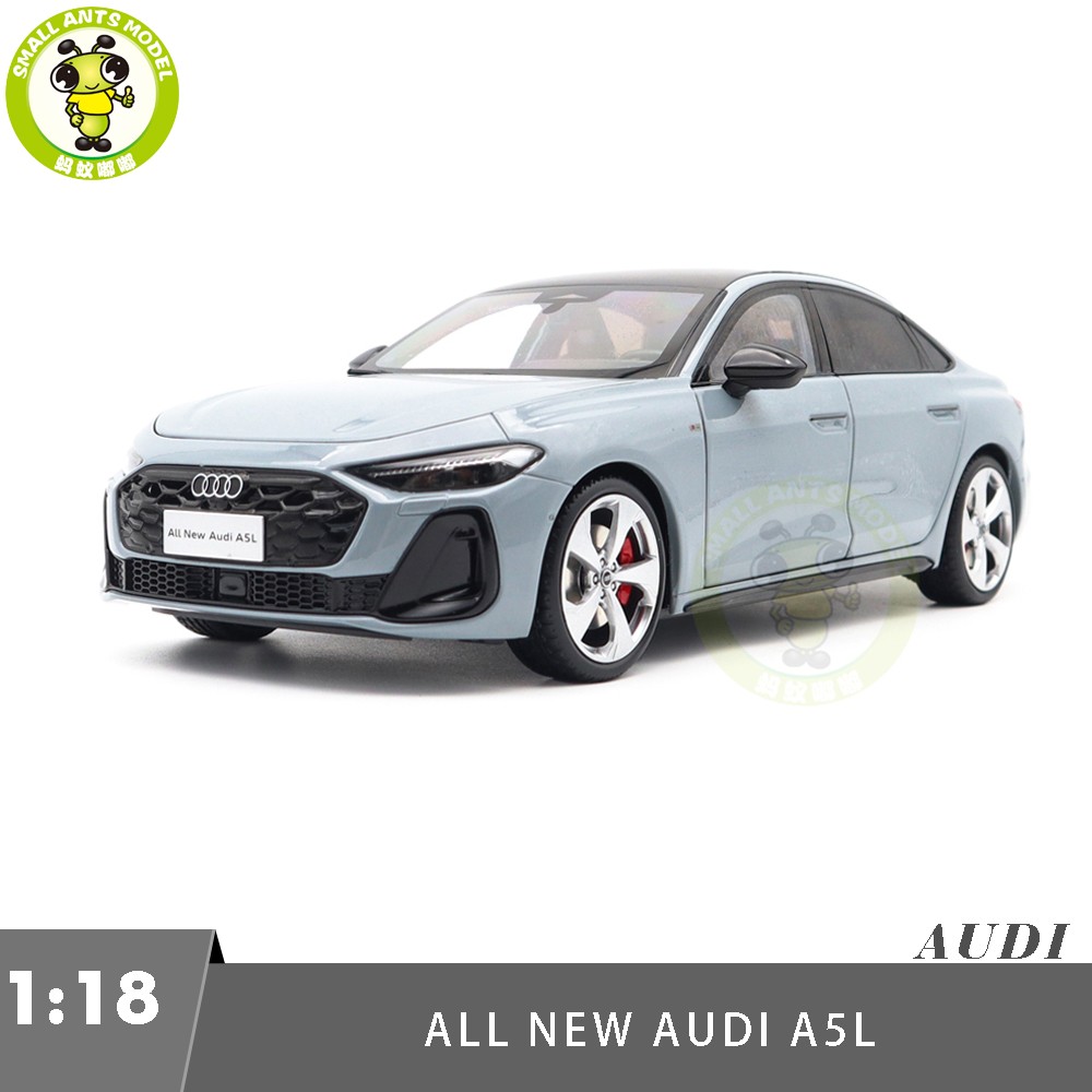1/18 Audi A5 A5L 2025 Gray Diecast Model Toy Car Gifts For Friends