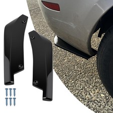 Rear Bumper Splitter Spats Diffuser Lip Canards Gloss Black For Audi Q7 Q5 Q3