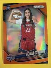 2025 Panini Prizm WNBA Sonia Citron Orange Prizm Rookie Variation 148 #'d 87/99
