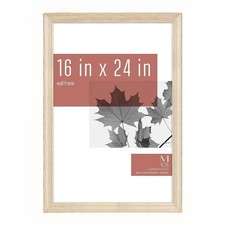 MCS Studio Gallery 16x24 Inch Poster/Picture Wall Frame Natural Woodgrain Finish