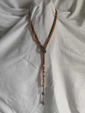 collana perle barocche e cristalli