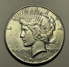 1935 PEACE DOLLAR AU