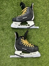 Bauer FlexLite 1.0 Ice Hockey Skates UK 8 with blade guards, lovely condition 