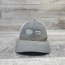 Whole Foods Market Amazon Prime Men's Hat Cap Adult Snapback Trucker Meshback