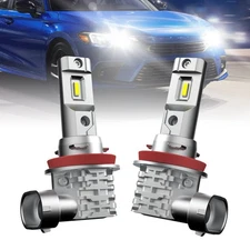 H11 H8 H9 LED Headlight Kit High Low Beam Bulb Super Bright 6500K White 360000LM