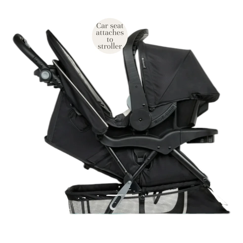 Детская коляска Baby Trend и автокресло EZ-Lift, дорожная система EZ Ride, желтовато-коричневый цвет пустыни - Изображение 2 из 4