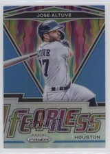 2021 Panini Prizm Fearless Carolina Blue Prizm Jose Altuve #FR-9 0zd3