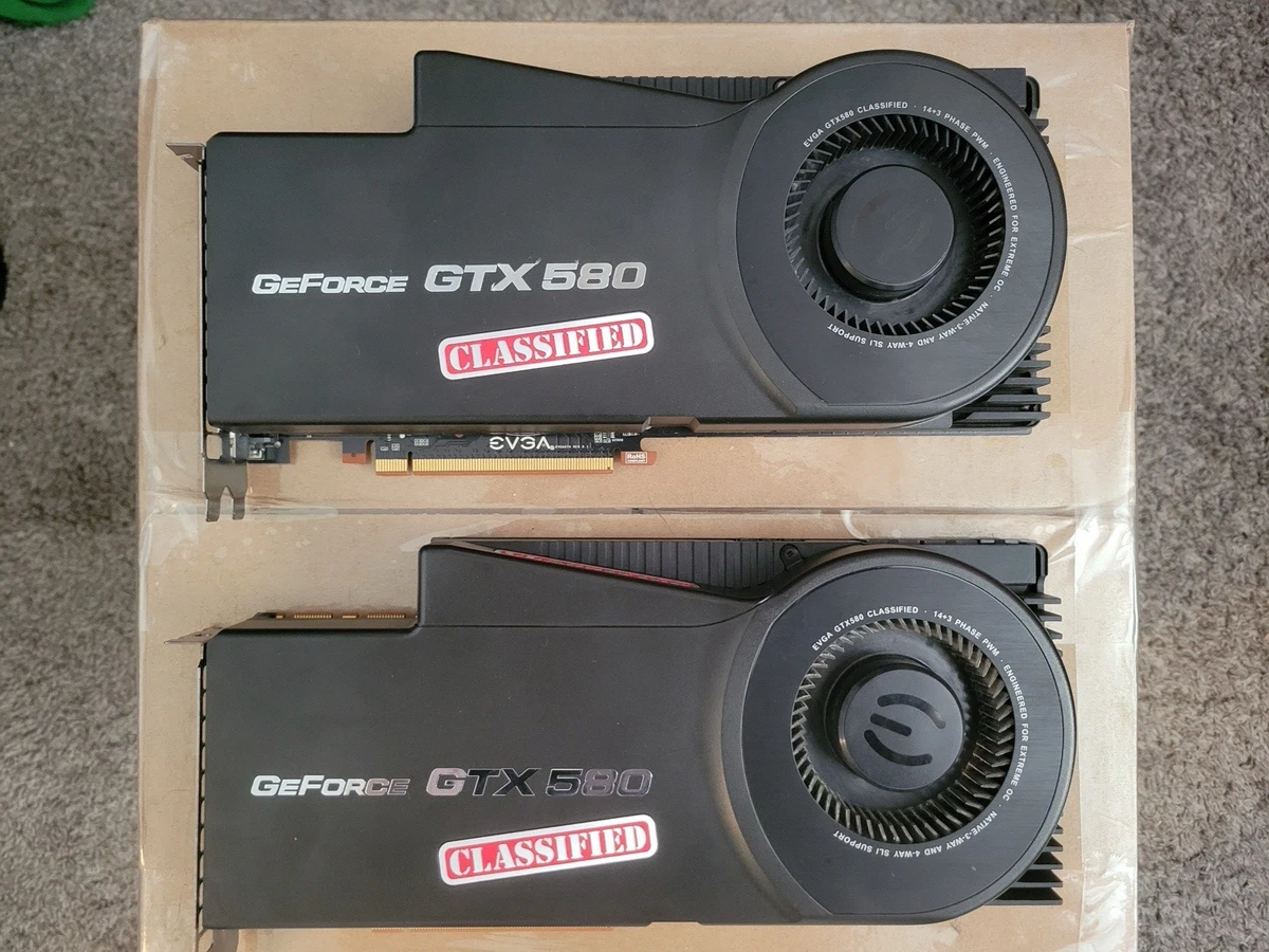 EVGA NVIDIA GeForce GTX 580 NVIDIA Computer Graphics Cards for