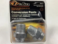 Deka 00575 3/8" Stud To Top Post Battery Conversion Terminal - 2 Pack