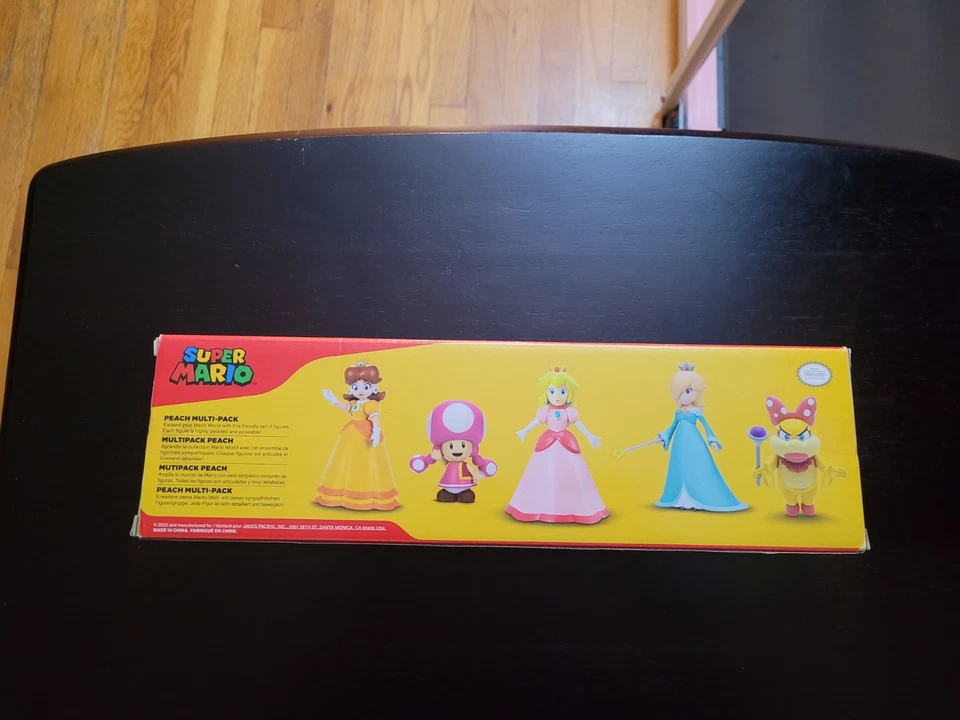 Mario Jakks Princesa 5 Pack Melocotón Margarita Rosalina Toadette Wendy Nuevo en Caja Multipack Foto 2 de 2