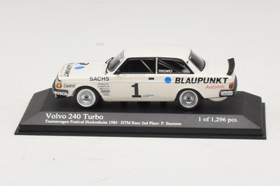 400861701 Volvo 240 Turbo IPS Motorsport n1 P Strueson DTM 1986 Minichamps 1/43