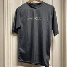 Men’s O’neill, Swim Shirt, Size, Small Gray Rash Guard