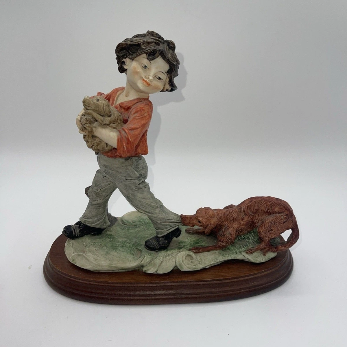 Capodimonte Dog In Antique Ceramic & Porcelain Figurines for sale
