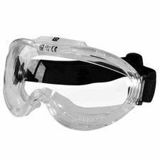 Ironside Gro&szlig;sicht-Schutzbrille Polycarbonat-Gl&auml;ser EN 166, weicher Rahmen, neu
