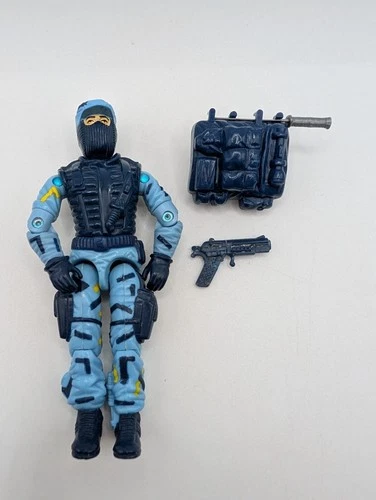 1988 Shockwave V1 & Backpack GI G.I. Joe Hasbro Vintage Action Figure