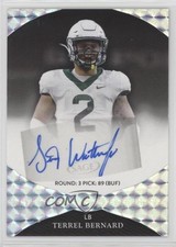 2022 Sage Aspire Hyper Silver Terrel Bernard #ASP-TB Auto 2b2