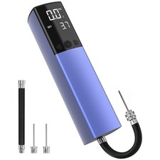 Portable Electric Ball Pump with Pressure Gauge  LCD for Sports