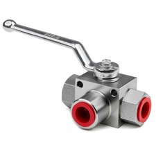 Heavy Duty Hydraulic Ball Valve NPT12 with Leak Minimizing Design at 7250 PSI