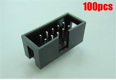 100Pcs 2.54MM Pitch Dual Row 5 X 2 Isp Download Jtag I/O Socket DC3-10P New I no
