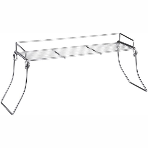 2-Pack Mainstays Over the Sink Bathroom Metal Shelf Rack, Silver Chrome Finish
