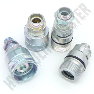 BG3 Schraub Hydraulik Kupplung metrisch HSK Stecker, Muffe leicht, schwer