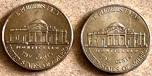 2009 P D JEFFERSON NICKEL Nice UNCIRCULATED Coins LOWEST P AND D MINTAGE - Picture 2 of 2