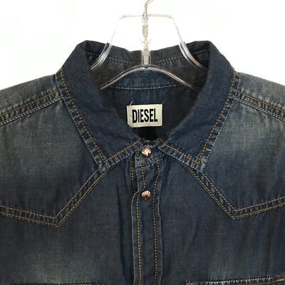 Womens Size Small Diesel Dark Blue Vintage Wash Mini Denim Dress | eBay
