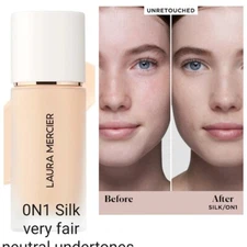 Laura Mercier Real Flawless Weightless Perfecting Foundation 0N1 Silk Retail $52