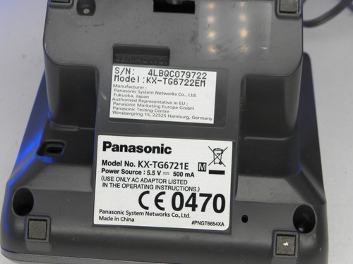 Panasonic KX-TG6721E Main Base Charger KX-TG6721 KX-TG6722 KX-TG672 UK #285 - Afbeelding 2 van 2