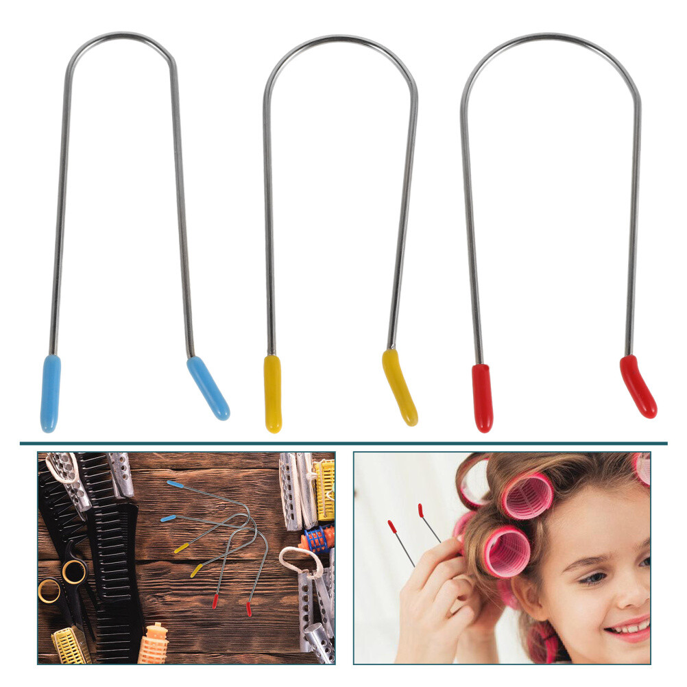 24Pcs Hot Curler Clips Hot Roller Clips Rollers Securing Pin