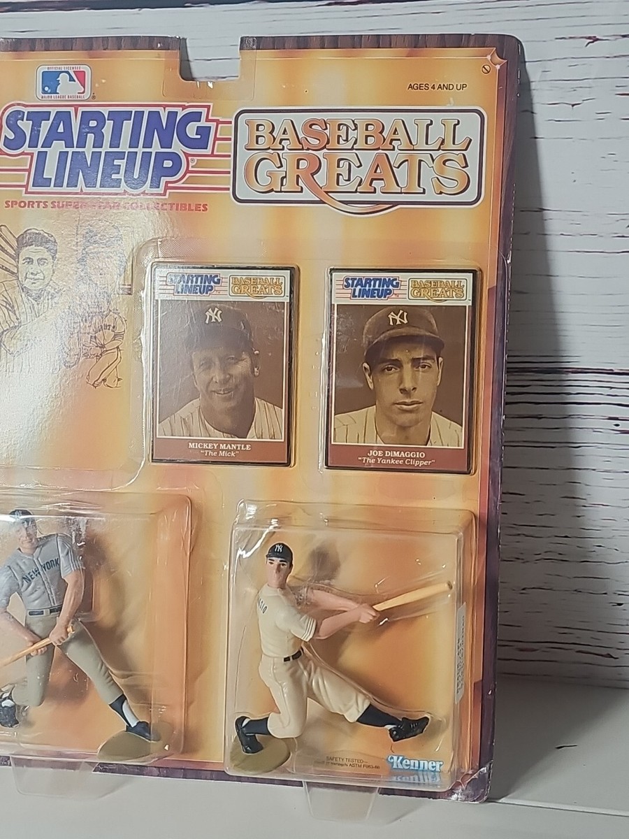 1989 Starting Lineup Baseball Greats Mickey Mantle Joe DiMaggio