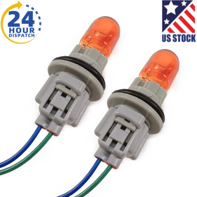 Par De Conectores Y Portalámparas De Señal De Giro Delanteros Para Toyota Tacoma, Highlander, RAV4 Y Prius