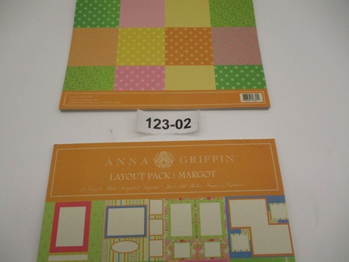 2 PACK Anna Griffin Margot Collection 12x12 Cardstock Paper and Layout Pad - Picture 11 of 11