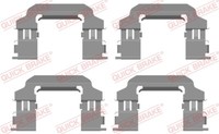 Quick Brake 109-0138 ZubehöRsatz, Scheibenbremsbelag FüR Nissan