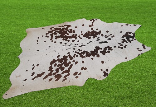 100% New Cowhide Rugs Area Cow Skin Leather (55" x 50") Cow hide SA-25