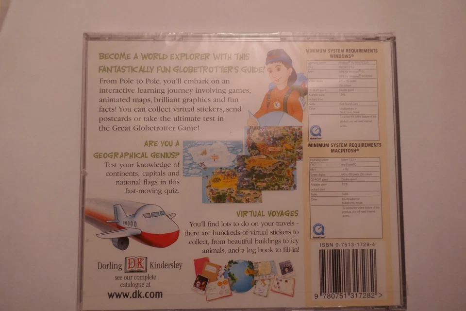 DK : Become a World Explorer : PC CD-ROM, Dorling Kindersley, UNOPENED - Image 2 of 3